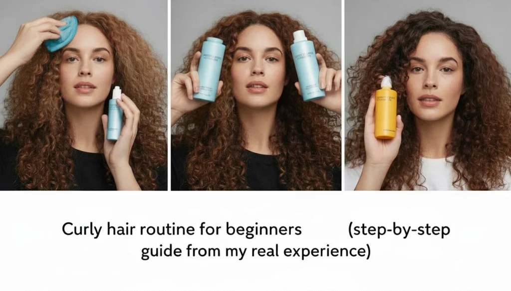 Curly Hair Routine for Beginners (Step-by-Step Guide from My Real Experience)