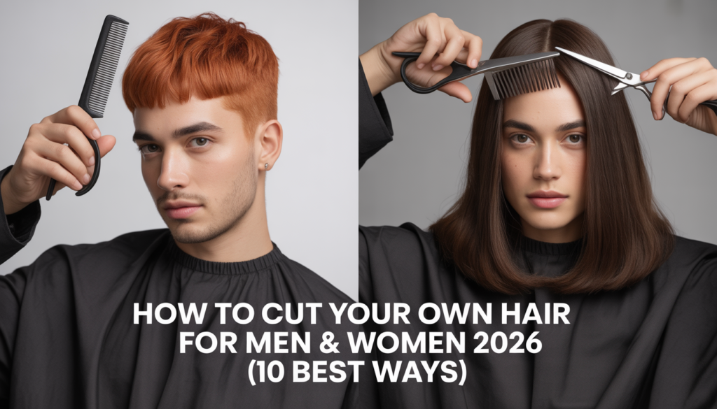 How to Cut Your Own Hair for Men & Women 2026 (10 Best Ways)